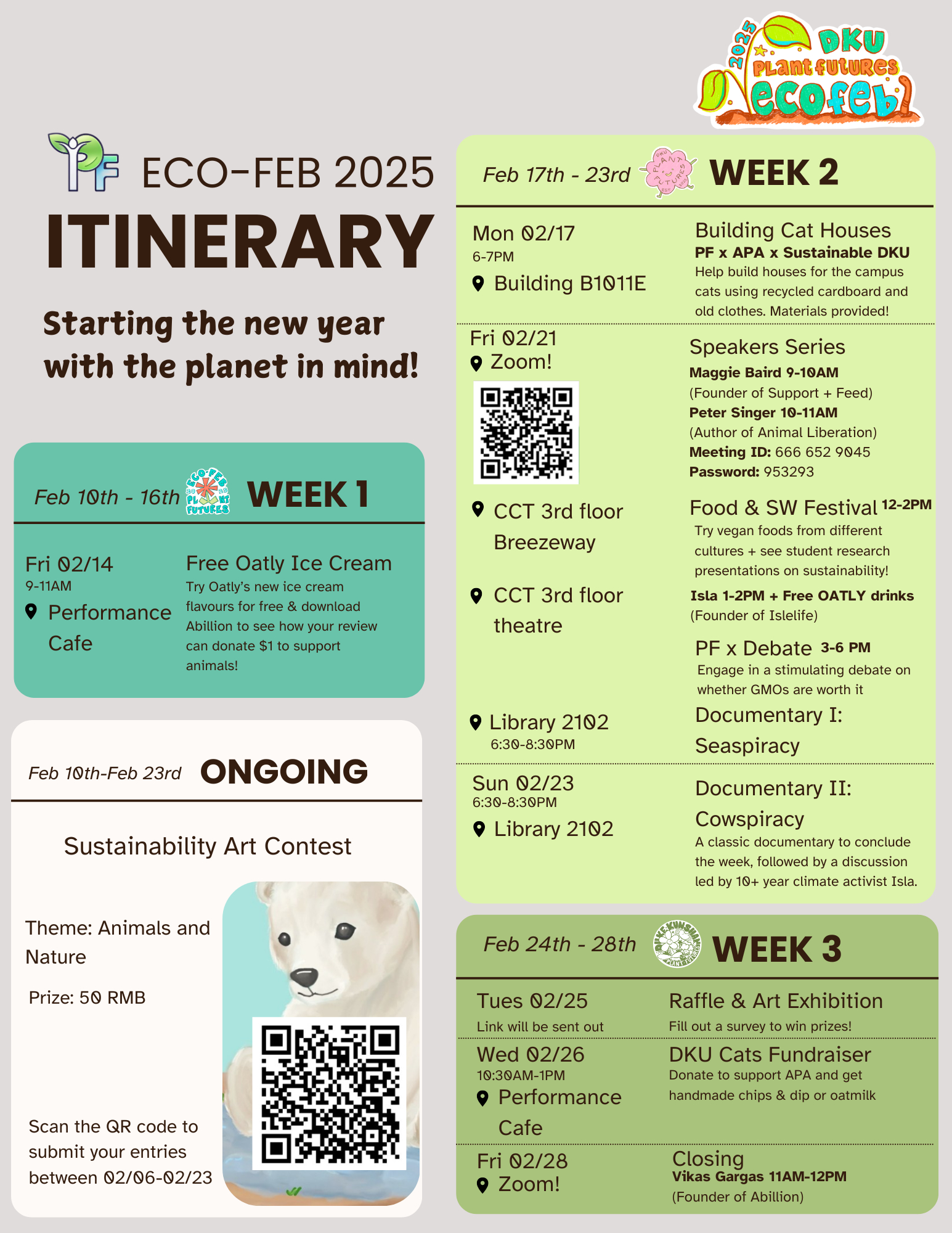 Itinerary of DKU ECO-FEB 2025