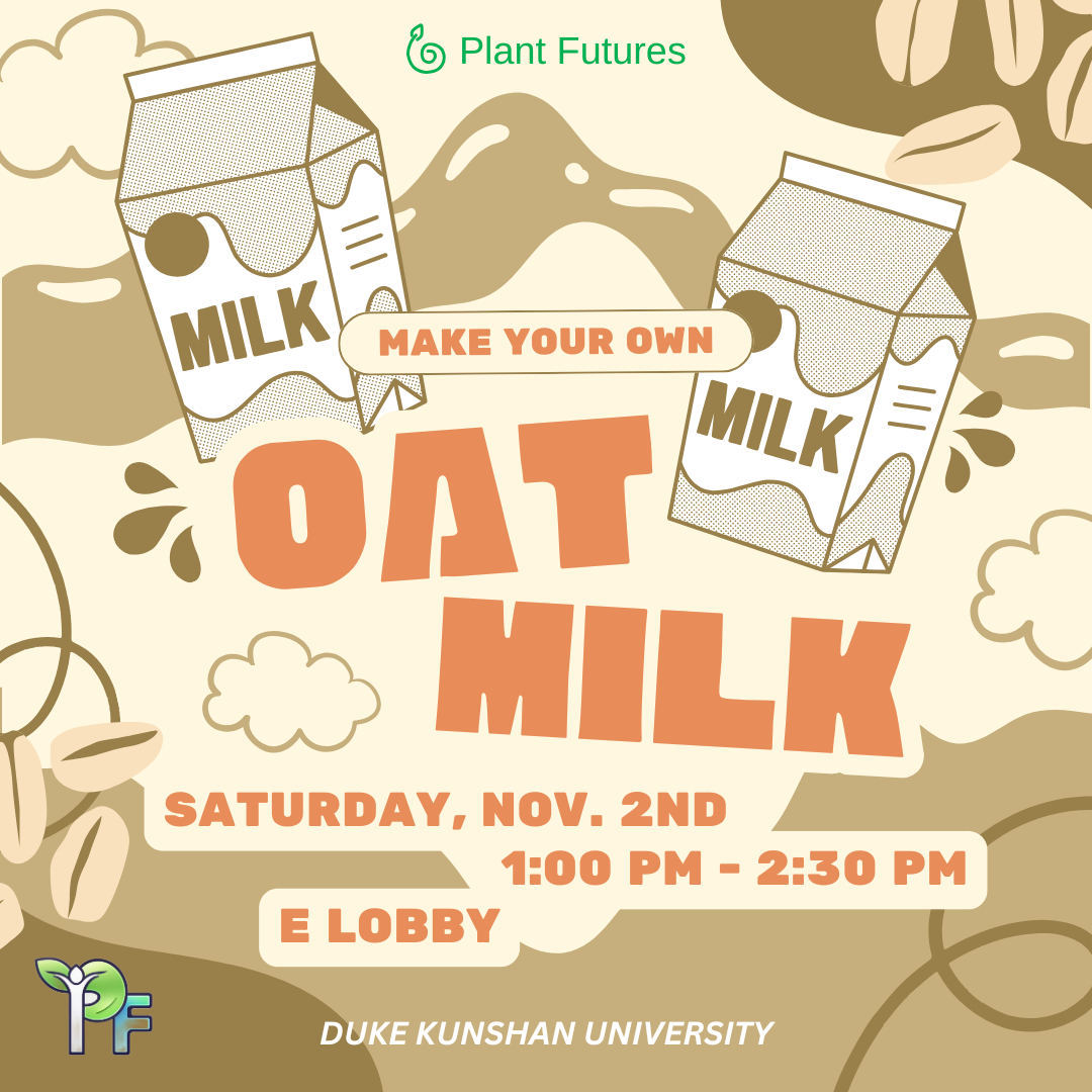 Poster for the Oat Milk Workshop